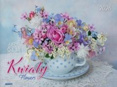 Kalendarz 2026 ścienny albumowy 28,5x20cm Kwiaty