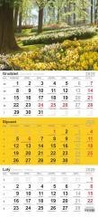 Kalendarz 2026 trójdzielny Leśne kwiaty