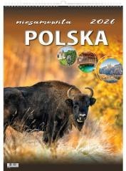 Kalendarz 2026 wieloplanszowy niesamowita Polska