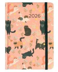 Kalendarz dzienny 2026 B6 Koty ALBI