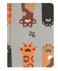 Kalendarz tygodniowy 2026 B6 Łapki ALBI