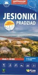 Mapa turystyczna - Jesioniki. Pradziad laminowana