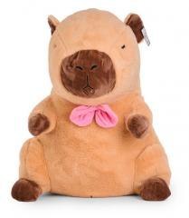 Maskotka Kapibara z kokardą 66cm