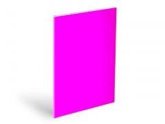 Okładka na zeszyt A4 neon pink 180mic (10szt)