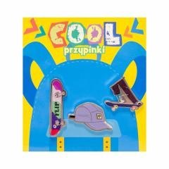 Przypinki cool. Deskorolka