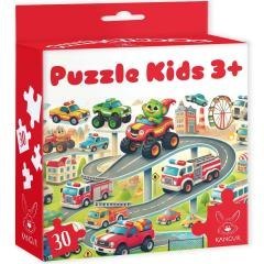 Puzzle 30 Kids Auta 3+