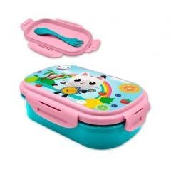 Śniadaniówka ze sztućcami Koci Domek Gabi