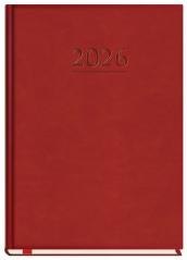 Terminarz 2026 A5 tygodniowy Popularny bordowy