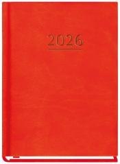 Terminarz 2026 A6 tygodniowy Ola czerwony