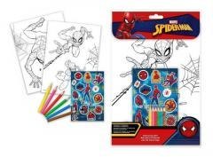 Zestaw do kolorowania z naklejkami Spiderman