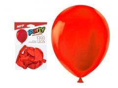 Balon dmuchany czerwony 26cm 12szt