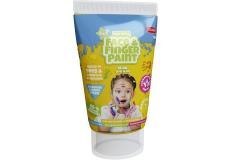 Farba dla malowania palcami żółta 65ml