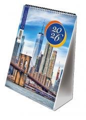 Kalendarz 2026 A5 pionowy ze spiralką Nowy Jork