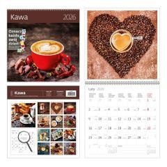 Kalendarz 2026 ścienny 30x30 Kawa HELMA