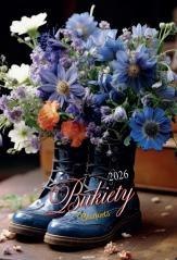 Kalendarz 2026 ścienny A3 Bukiety