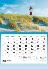 Kalendarz 2026 ścienny Latarnia