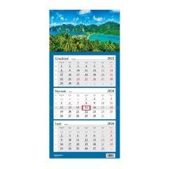 Kalendarz 2026 trójdzielny Lux Tajlandia HELMA