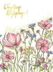 Karnet B6 Kwiaty polne