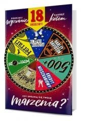 Karnet B6 Urodziny 18