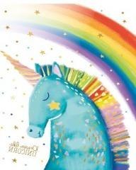 Karnet mini B8 Jednorożec z gwiazdą