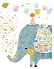 Karnet mini B8 Słonik