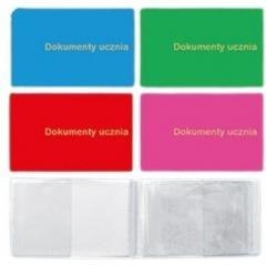 Okładka na dokumenty ucznia mała PVC mix