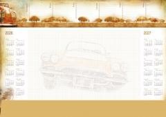 Planer 2026 A2 z listwą Auto