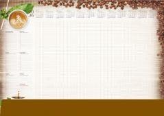 Planer 2026 A2 z listwą Kawa