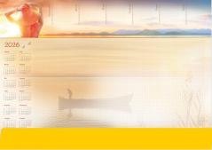 Planer 2026 A2 z listwą Lato