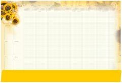 Planer 2026 B3 z listwą Słoneczniki