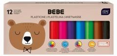 Plastelina 12 kolorów Bebe Friends
