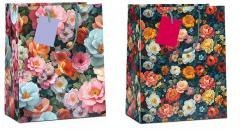 Torba prezentowa Flower 45x33x10cm MIX