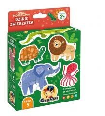 CzuCzu Puzzle progresywne Dzikie zwierzątka 2+