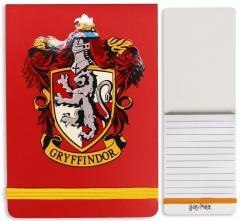 Harry Potter Notes linia z gumką Herb Gryffindor