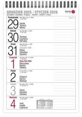 Kalendarz 2026 A5 biurkowy tygodniowy MIX