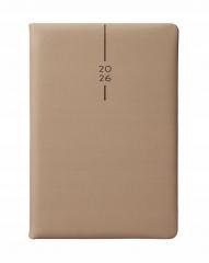 Kalendarz 2026 A5 dzienny biznes planer pastelowy