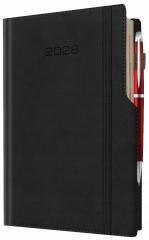 Kalendarz 2026 A5 dzienny biznes planer pastelowy