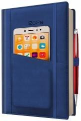 Kalendarz 2026 A5 dzienny z kieszonką i gumką