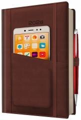 Kalendarz 2026 A5 dzienny z kieszonką i gumką