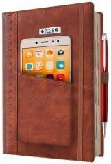 Kalendarz 2026 A5 dzienny z kieszonką i gumką