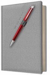 Kalendarz 2026 A5 dzienny z kieszonką i gumką