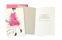 Karnet Ogólne życzenia sukienka