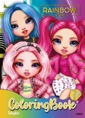 Kolorowanka z naklejkami Rainbow High ColoringBook