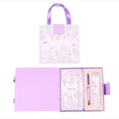 Długopis + notes Premium fioletowy