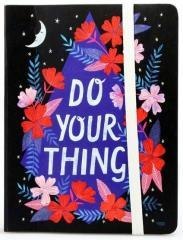 Bonbi Forest Notatnik A6 linia z gumką Rób swoje