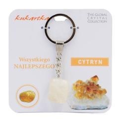 Brelok Wszystkiego najlepszego cytryn