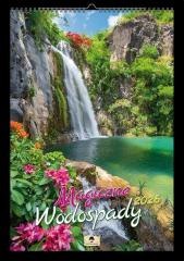 Kalendarz 2026 A3 ścienny magiczne wodospady