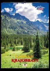 Kalendarz 2026 A4 ścienny na spirali krajobrazy