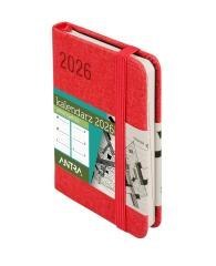 Kalendarz 2026 A7 Awangarda TDW czerwony