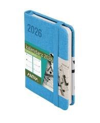 Kalendarz 2026 A7 Awangarda TDW niebieski